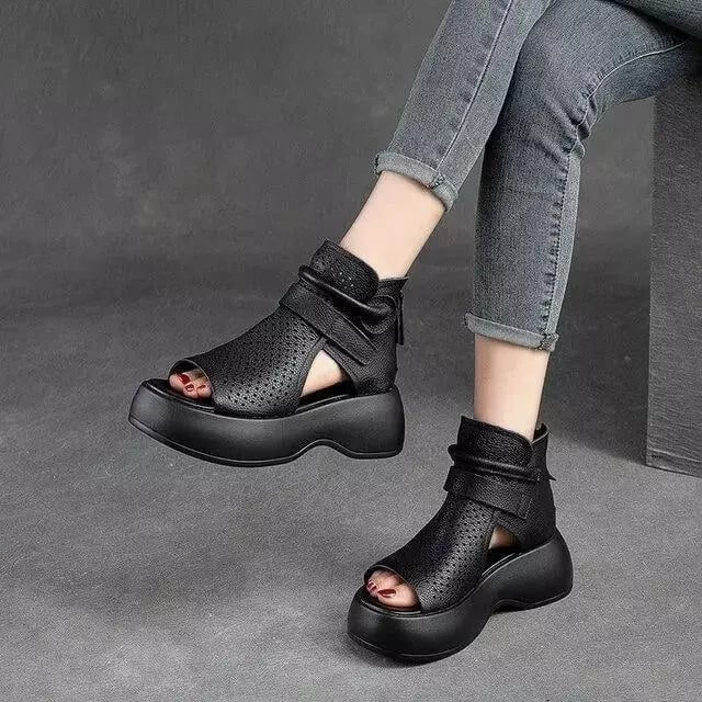 ð¥Special sale - Newest Women's Retro Soft PU Leather Sandalias