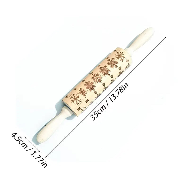 💥Special sale - Christmas Wooden Rolling Pins