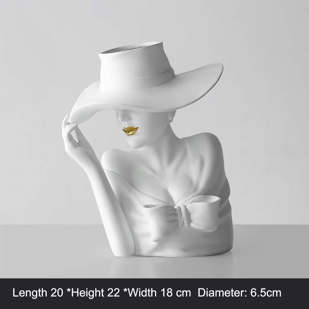 💥Special sale - Modern Girl Statue Flower Vase