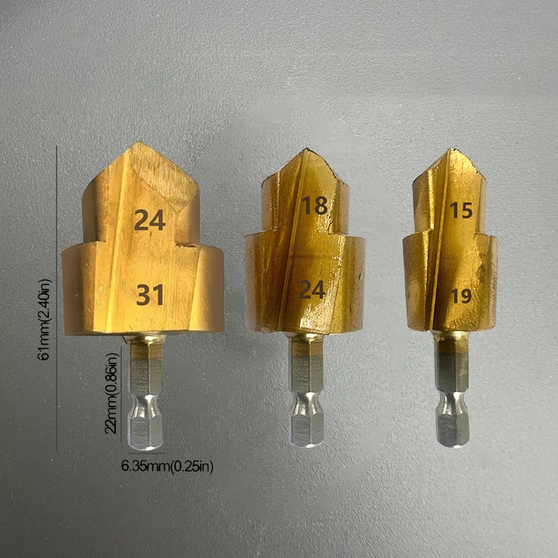 💖🔥Limited time offer, last day 53% off🔥Heavy Duty Pipe Reaming Drill Bits
