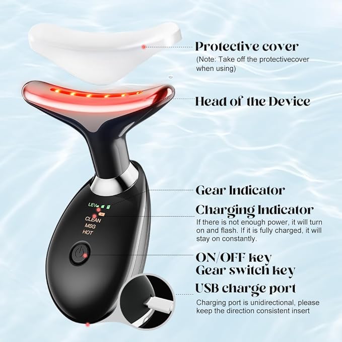 š„Latest Hot Saleš„3 in 1 Neck and Face Beauty Massager