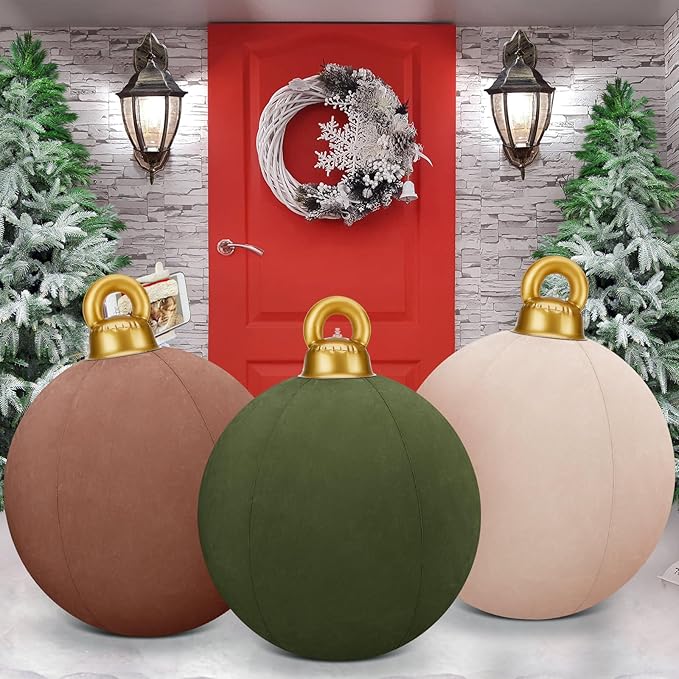 š„Special sale - Giant Inflatable Velvet Christmas Balls