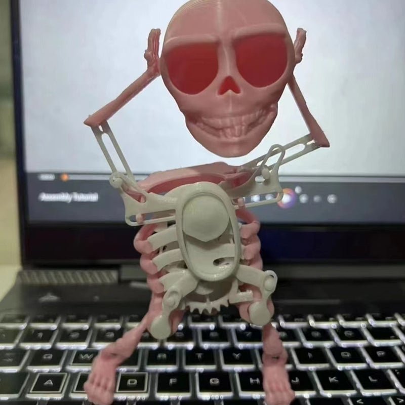 🎉🔥Limited time offer, last day 59% off🎁Dancing and Swinging 3D Skull Toy