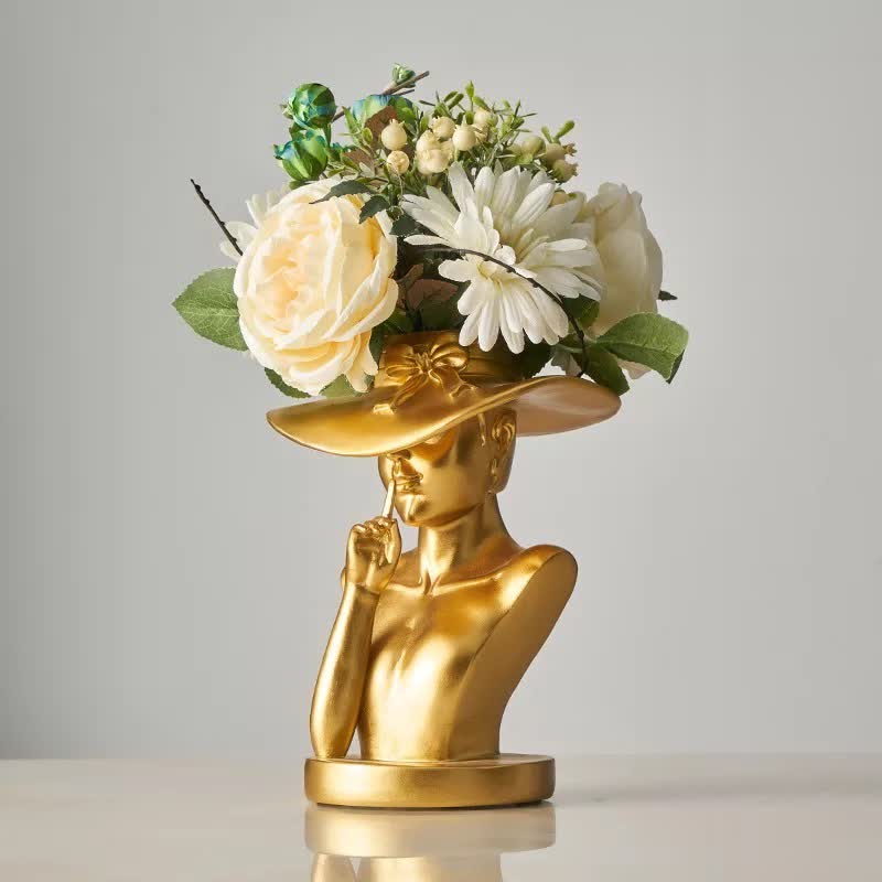 💥Special sale - Modern Girl Statue Flower Vase