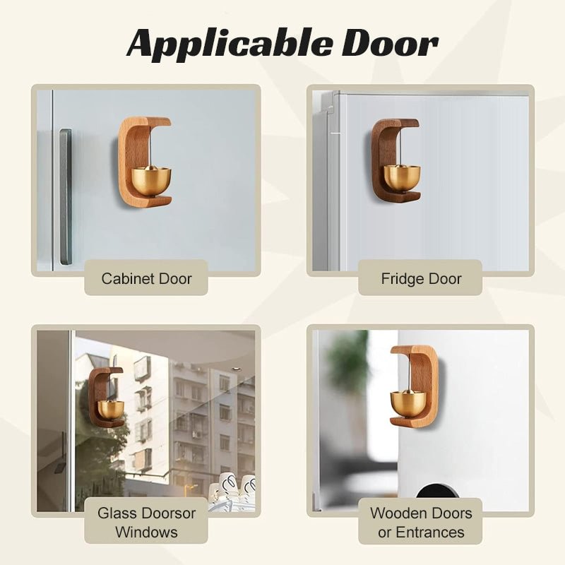ð¥Last day limited time offer 52% offð¥ð¥Magnetic Wooden Wind Chime Doorbell Decoration