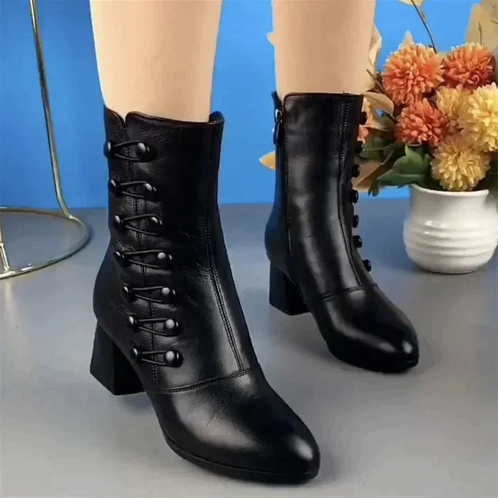 Hot Sale 49% OFF🔥Stylish Short Leather All Season Boots!