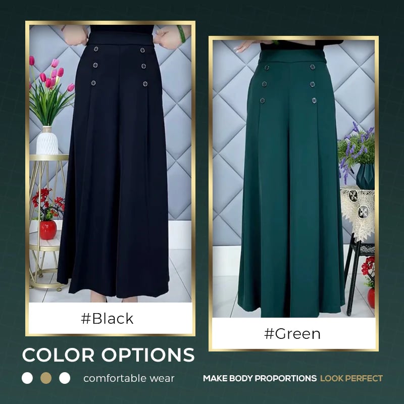 š„LAST DAY 49% OFF - Stylish Pleated Wide-leg Pants