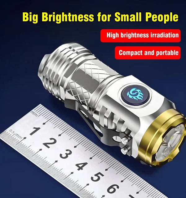 🌟German Three-eyed Monster Mini Flash Super Power Flashlight🌟