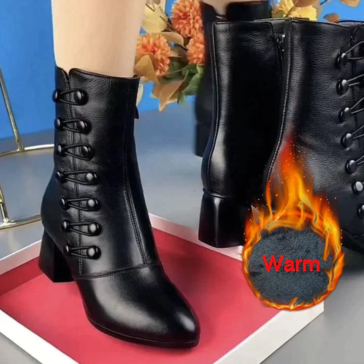 Hot Sale 49% OFF🔥Stylish Short Leather All Season Boots!