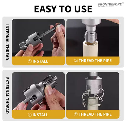 🔥Limited time offer, last day 51% of🔥Integrated Internal & External Pipe Threading Tool