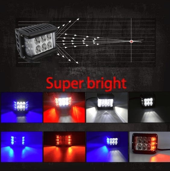 🔥LAST DAY 53% OFF🎁Car double-sided LED dual-color light