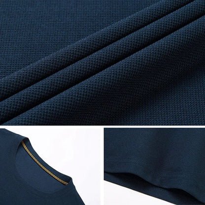 🔥LAST DAY 52% OFF🔥🔥Waffle woven ice silk breathable T-shirt