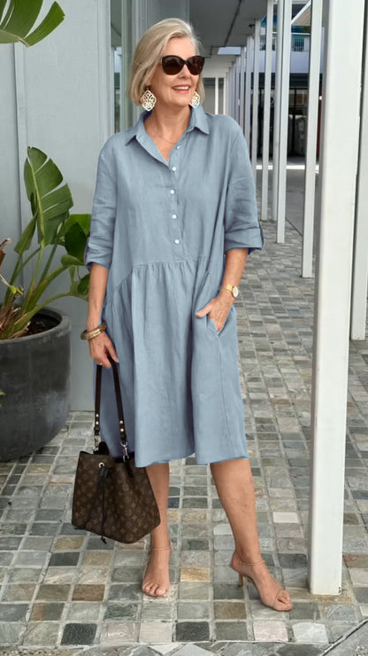 🔥LAST DAY 62% OFF🔥🔥New Women's Cotton linen casual dress