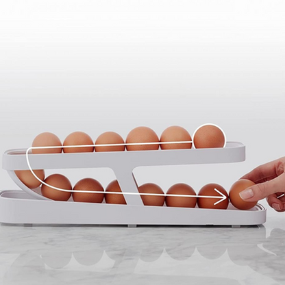 Wyhsports - Automatic Scrolling Egg Rack Holder Storage Box