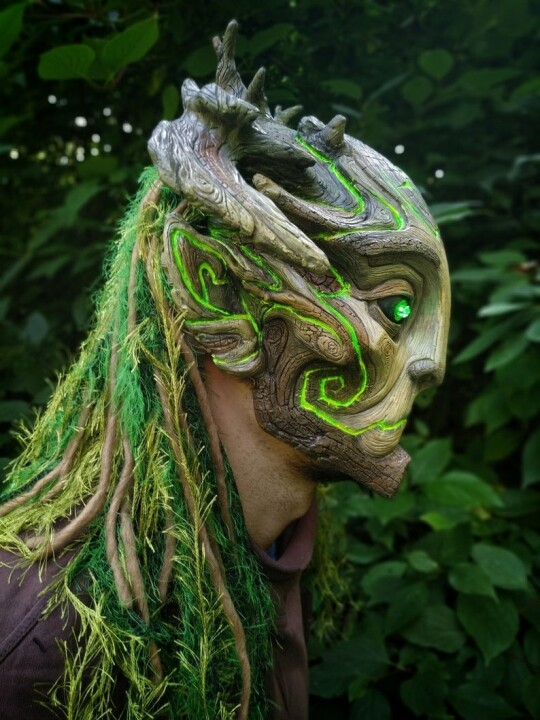 🔥Most popular on Halloween🔥Green Man Forest Spirit Mask Costume Accessories Masks