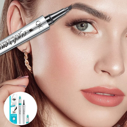 🛒LAST DAY 56% OFF🔥3D Waterproof 4 Fork Tip Eyebrow Pencil