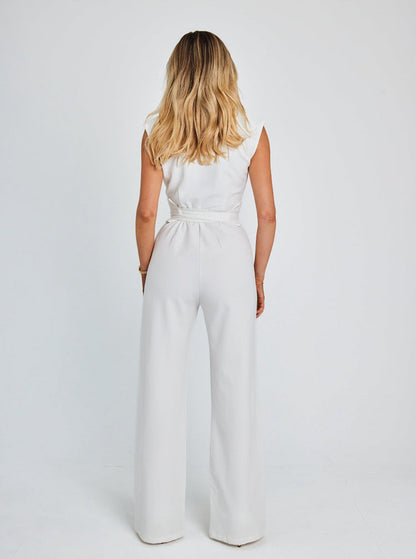 💥Special sale - Women's Sleeveless Wide-Leg Jumpsuit