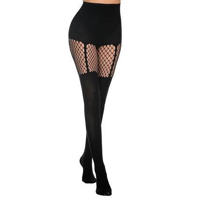 ✨Limited Time Hot Sale🔥Women's Sexy Fishnet Mock Thigh High Stockings