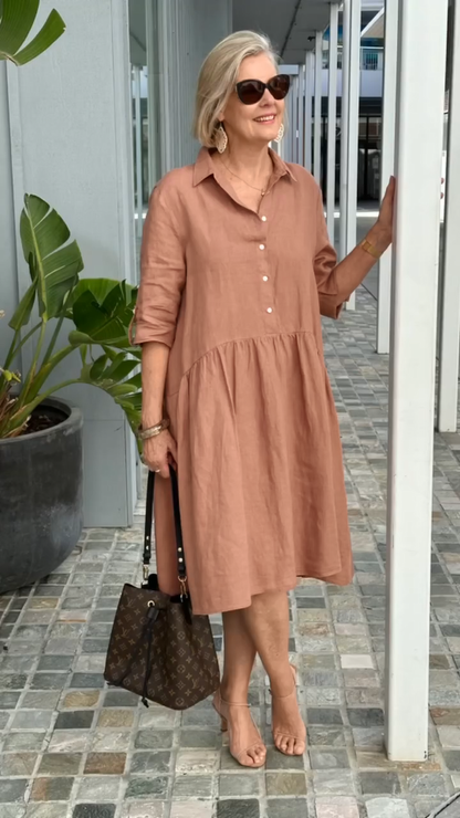 🔥LAST DAY 62% OFF🔥🔥New Women's Cotton linen casual dress