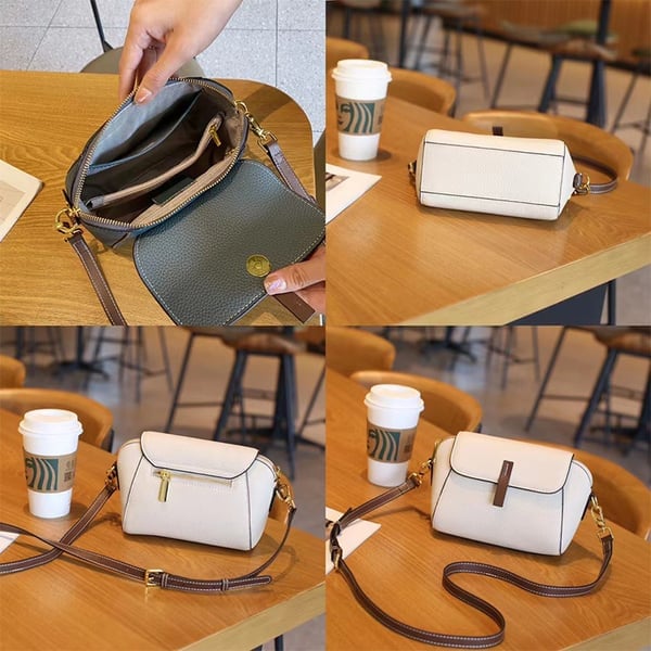 🎁WLight luxury soft leather trendy and versatile crossbody bag