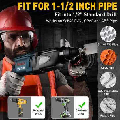 💖🔥Limited time offer, last day 53% off🔥Heavy Duty Pipe Reaming Drill Bits