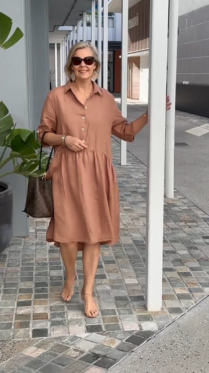🔥LAST DAY 62% OFF🔥🔥New Women's Cotton linen casual dress