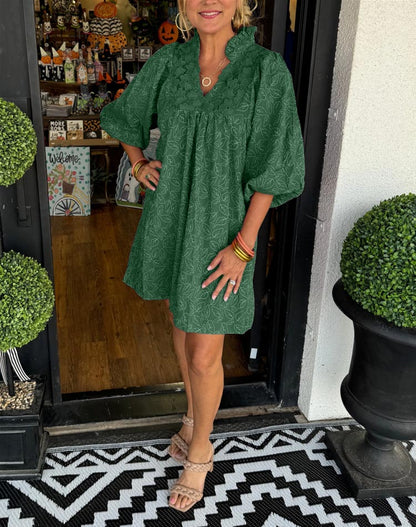 🔥LAST DAY 49% OFF🔥🔥women's mini puff sleeve dress