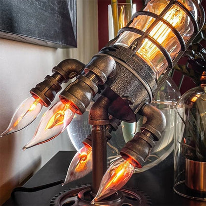 🔥LAST DAY 49% OFF🔥Steampunk Rocket Lamp
