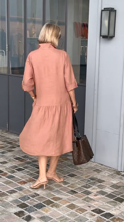🔥LAST DAY 62% OFF🔥🔥New Women's Cotton linen casual dress