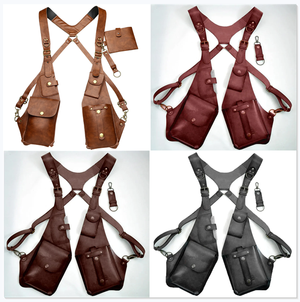 🤣Last day! 💥Special sale - New Leather Anti-theft Harness