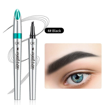 🛒LAST DAY 56% OFF🔥3D Waterproof 4 Fork Tip Eyebrow Pencil