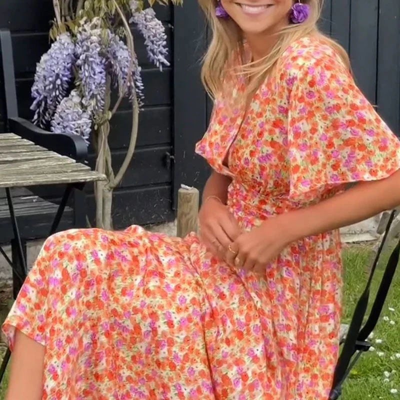💖🔥Limited time offer, last day 51% off🔥Cute vintage floral dress for women