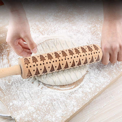 💥Special sale - Christmas Wooden Rolling Pins