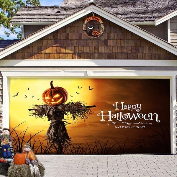 Hot Sale-Halloween 2024 Garage Door Decoration