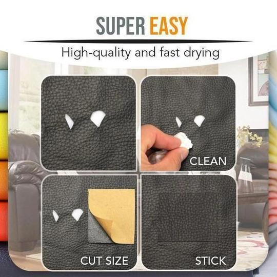 Wyhsports - Self Adhesive Leather Patch Cuttable Sofa Repairing