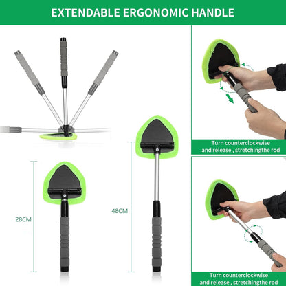 🔥Limited time offer, last day 53% off🎁Microfiber Car Windshield Cleaning Tool with Extendable Handle