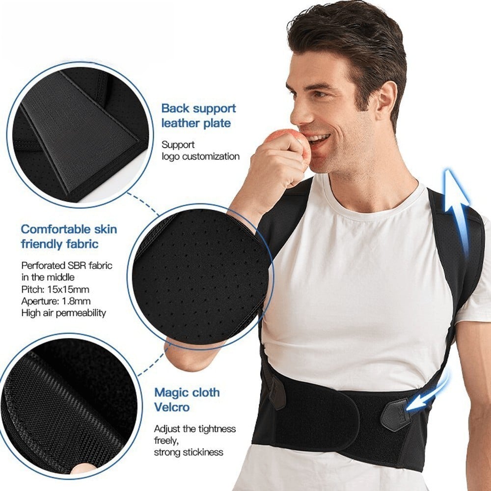 💥This month's best-selling products🔥Adjustable Back Posture Belt Office Home Gym Unisex