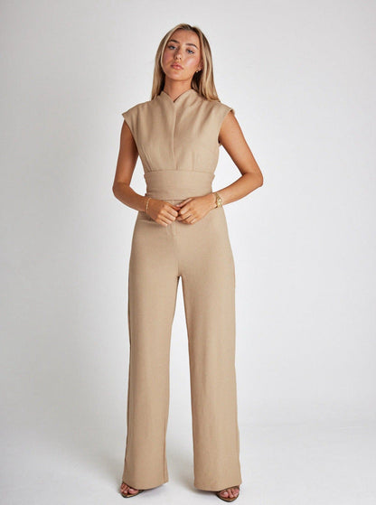 💥Special sale - Women's Sleeveless Wide-Leg Jumpsuit