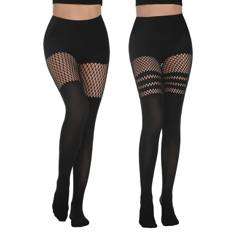 ✨Limited Time Hot Sale🔥Women's Sexy Fishnet Mock Thigh High Stockings