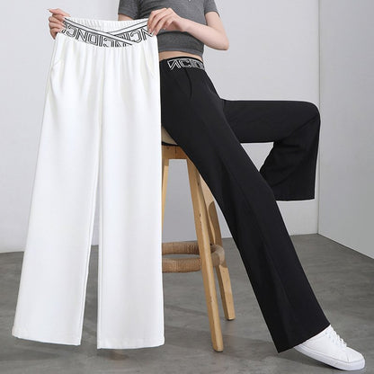 💥Special sale - Ice Silk High Waist Wide-leg Pants