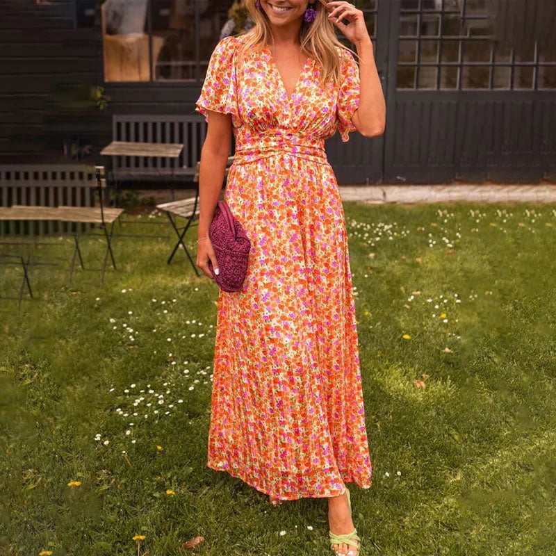 💖🔥Limited time offer, last day 51% off🔥Cute vintage floral dress for women
