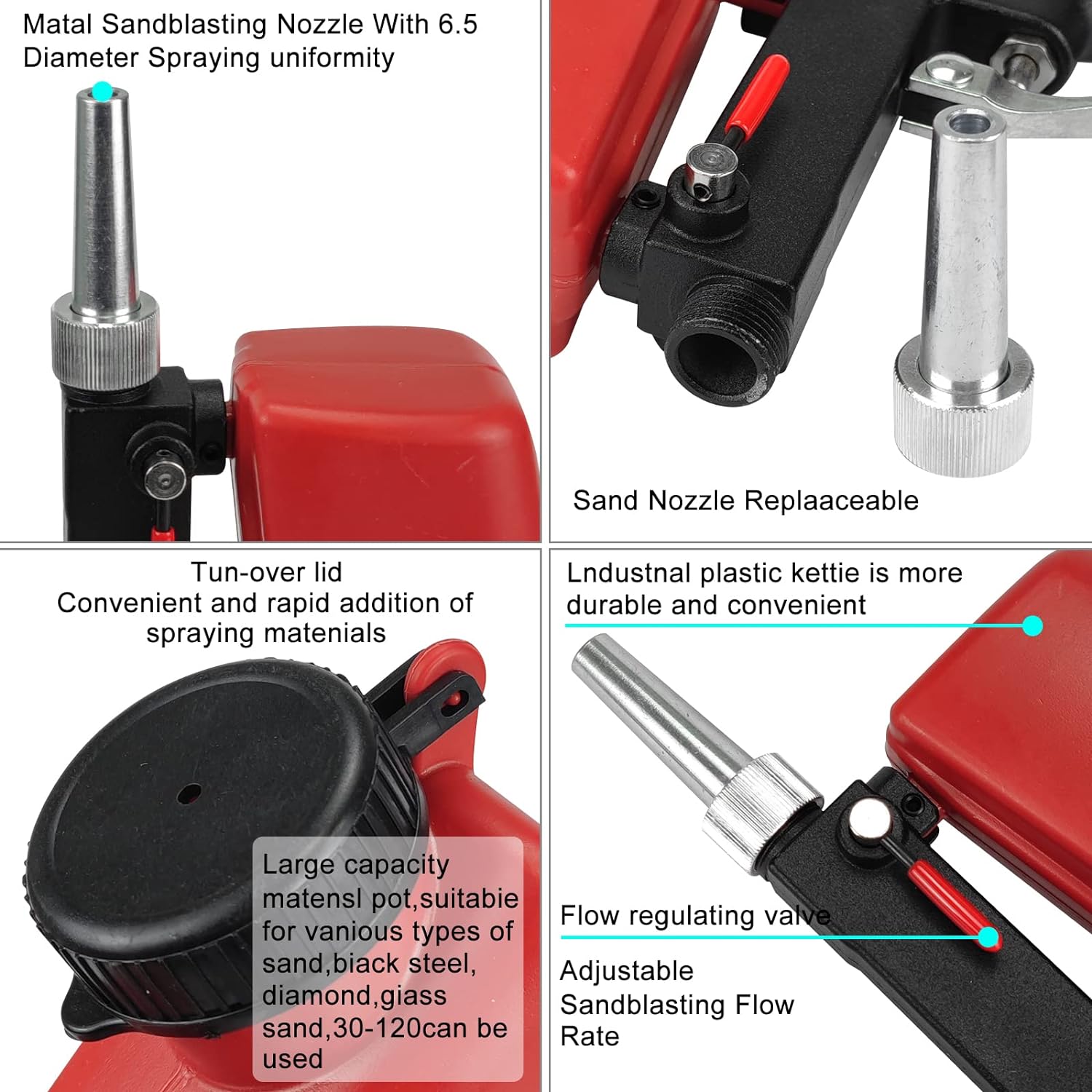 💥Hottest items - Portable Pneumatic Sandblasting Gun - naotstore