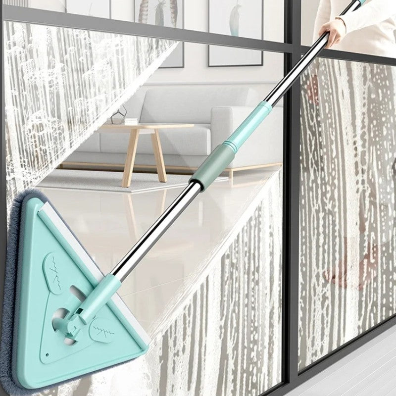 🔥LAST DAY 53% OFF🎁Long handle multifunctional rotating triangular mop