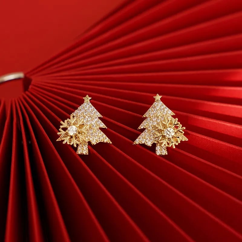 🎄Christmas Sale 49% Off - Shiny Christmas Tree Earrings