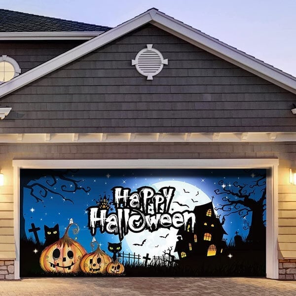 Hot Sale-Halloween 2024 Garage Door Decoration