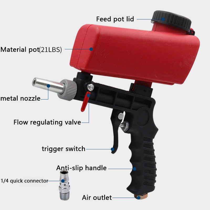 💥Hottest items - Portable Pneumatic Sandblasting Gun - naotstore