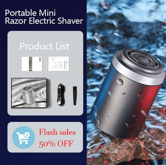 👨‍🦰Father's Day promotion 50% OFF💕portable mini electric shaver