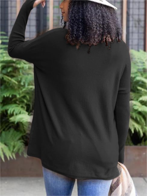 ✨This month's best-selling products💥LONG SLEEVE THUMBHOLE SWEATER POCKET TUNIC