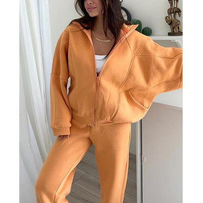 💥Special sale - Triple Threaded High-Neck Casual Sportswear 2-piece set