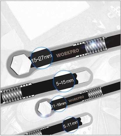 Wyhsports - GEARDRIVE Universal Wrench Set Drop Forged